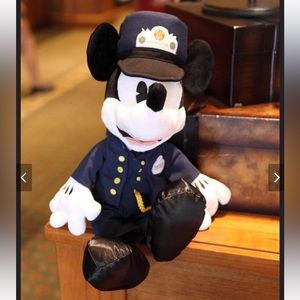 ✨Disney Parks - Mickey Mouse Conductor Red Car Trolley Plush